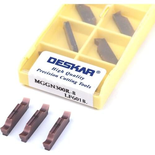 10PCS KORLOY 100% original MGMN500 M NC3030 NC3020 PC9030 5mm slotted carbide blade lathe tool turning tool