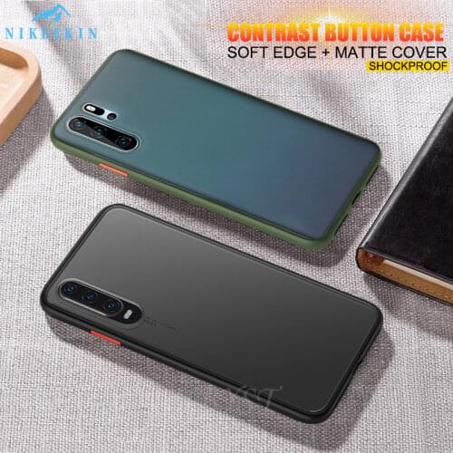 For Moto One Macro Contrast Color Soft Tpu Frame Matte Hard Case for Moto G8 Play G8 Plus Cover Slim Protective Back Capa Funda