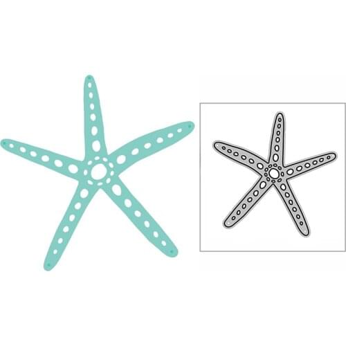 New Lively Spotted Starfish Shape 2020 Metal Cutting Dies for DIY Scrapbooking and Card Making Decor Embossing Craft No Stamps