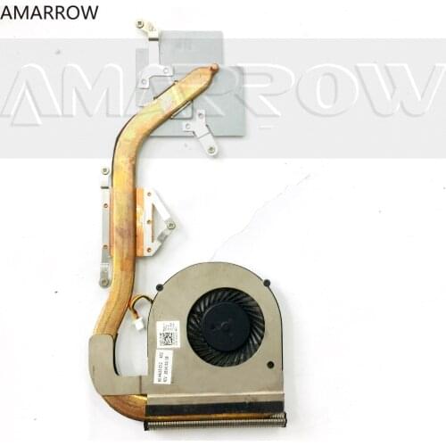 Original free shipping laptop heatsink cooling fan cpu cooler For DELL 3437 5437 CPU heatsink 0N4P6P 0N7H00