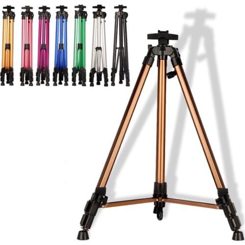 Portable Adjustable Metal Sketch Easel Stand Foldable Travel Easel Aluminum Alloy Easel Sketch Drawing For Artist Art Supplies