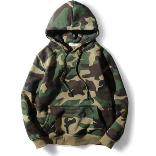Spring And Autumn Camouflage Hoodie Sweatshirts Mens Clothing Military Style Hooded Pullover Sweater Casual Loose Outerwear