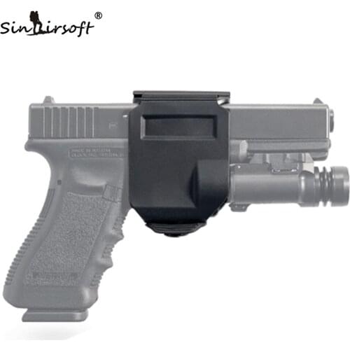 Tactical Rotating 360 Glock Clip Right Hand MOLLE Holster For GLOCK 17 19 Airsoft Paintball Hunting Shooting Roto Right-Handed