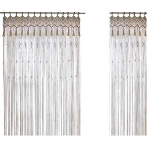 Hand-woven Curtains Bedroom Partition Curtains Lace Wall Hanging Wedding Background Wall Wedding Decorative Curtains Boho Style