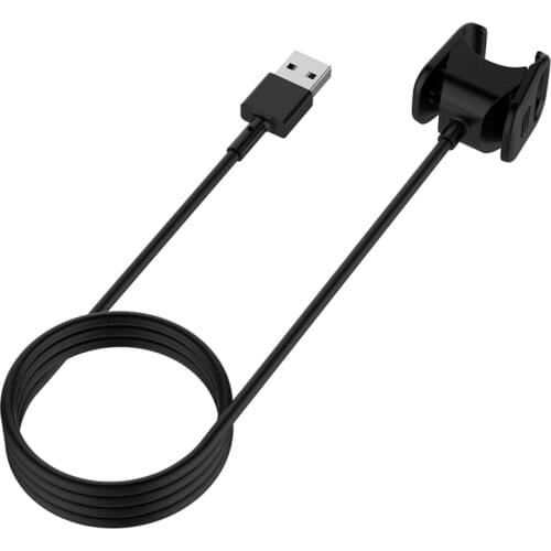 For Fitbit Charge 4 Charger USB Charging Cable Cord Clip Replacement 55CM/100CM Charger Cradle Dock For Fitbit Charge3 Parts