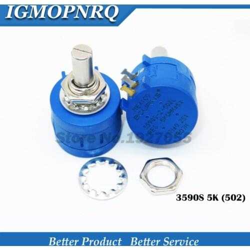 1PCS 3590S-2-502L 3590S 5k ohm 502 3590S-2-502 3590S-502Precision adjustable resistance series new