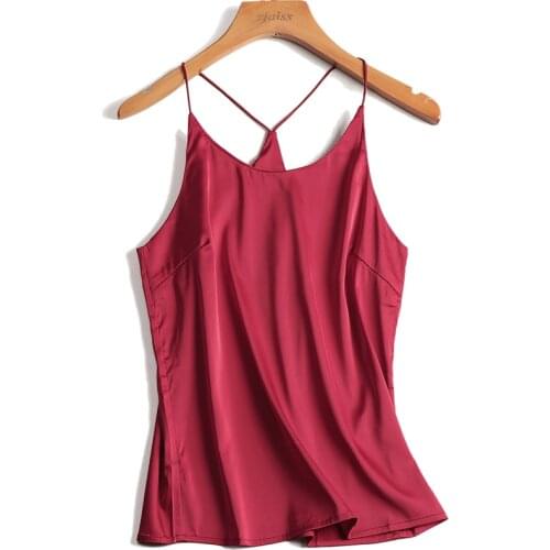 2021 Spaghetti Strap Top Women Halter O Neck Basic White Cami Sleeveless Satin Silk Tank Tops WomenS Summer Camisole Plus Size