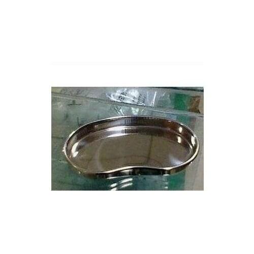 2pcs big size 21*14*2.5cm 304 curved plate kidney dish stainless steel pallet curved plate lumbar disc medical pallet small