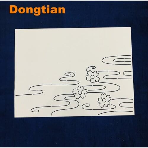 33.5*22cm Big Size Sashiko Template Sashiko Stencil For Tea Mat Table Pad