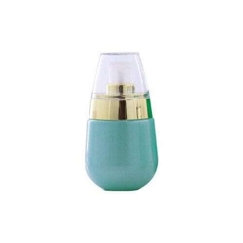 50ml Green glass bottles Empty lotion bottles with Silver /gold Press pump Essence liquid Skin Care Empty cosmetic container