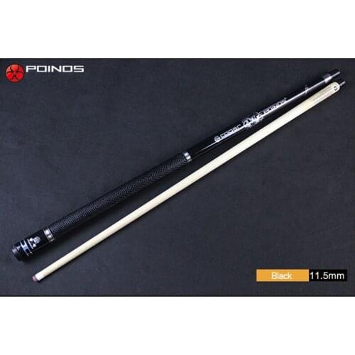 POINOS Brand Pool Cues Billiard Stick 11.5mm Tips Black/White/Blue/Gold Colors China