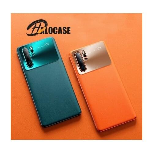 For Huawei P30 Pro Case Luxury PC Grain leather Matte Lens protection Back Cover Case For Huawei Mate 20 30 pro mate20 30 fundas
