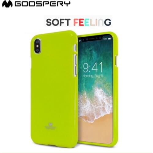 Mercury Goospery Colorful Jelly Flexible TPU Soft Cover Case For iPhone X XS Max XR iPhone 11 Pro Max 6 S 7 7Plus 6S 6Plus 8 8Plus
