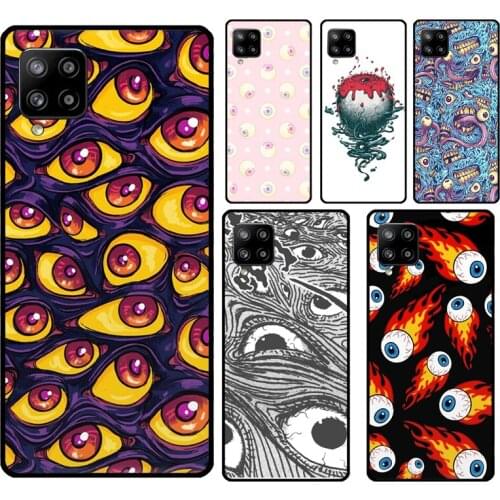 Eyeball Pattern Case For Samsung A12 A32 A42 A52 A72 A71 A51 A41 A31 A11 A70 A50 A40 A30S A02S A20e A21S