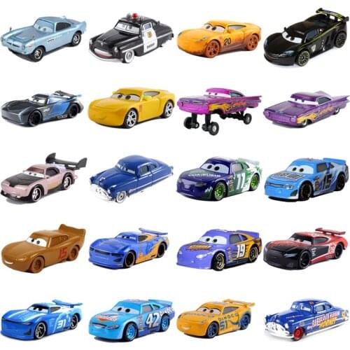 Disney Pixar Car 2 3 Lightning McQueen Family Boys And Girls Children’s Birthday Best Gift Die-cast Alloy Miniature Racing Model