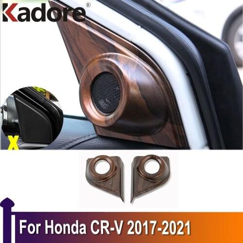 For Honda CRV CR-V 2021 2020 2019 2018 2017 Window A Pillar Audio Speaker Frame Trim Interior Accessories Car-styling