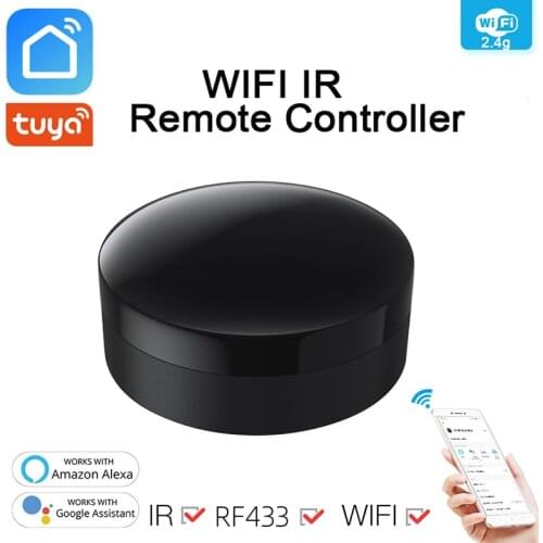 WiFi IR Remote IR RF433 Control Hub,Infrared Universal Remote Controller For Air Conditioner,Tuya Smart Life APP,Voice Control
