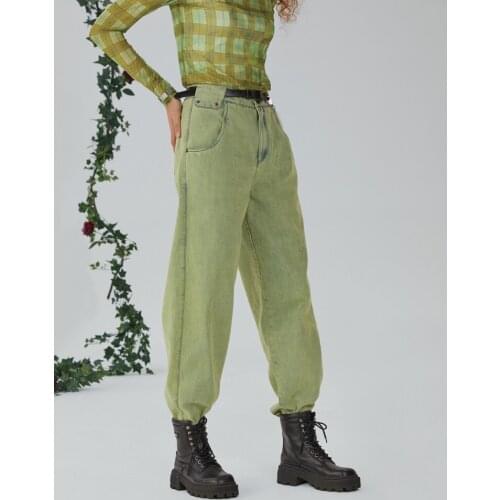 IRINACH363 Spring Summer 2021 Original Design New Arrivals Vintage Denim Pants Women Jeans