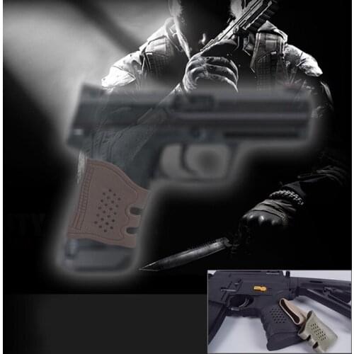 Coldre Glock Handgun Holster Anti Slip Tactical Pistol Rubber Protect Cover Grip Shooting Glock Holster Hunting Glock Accessory