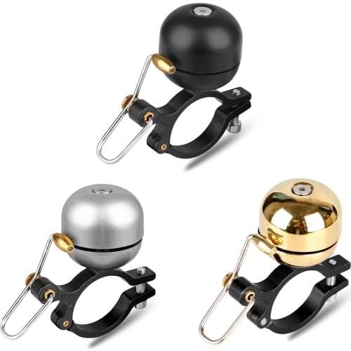 Outdoor MTB Road Bicycle Bell Cycling Stainless Steel Metal Warning Bell Bike Handlebar Horn Safety Mountain Bicycle Accessories