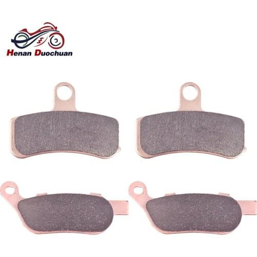 Front Rear Brake Pads Set For HARLEY DAVIDSON FXDWG FXCW Rocker FLSTC 1584 Heritage Softail Classic FLSTFB FLSTF 1584 Fat Boy