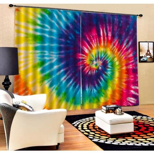 Beautiful Photo Fashion Customized 3D Curtains color light curtains personality curtains Drapes Cortinas