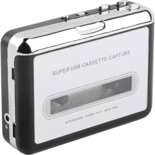 Tape to PC Super USB Cassette-to-MP3 Converter Capture Audio Music Player NEW