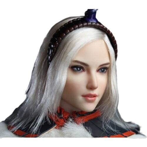 1/6 Scale SET036 Sexy Female Hunter Head Sculpt Headplay For 12" action Figure