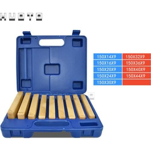 Block Set High Quality 150x9/8.5 mm 18pcs Precision Parallel Set, Parallelism: 0.01mm, Parallel Block Gauge Set