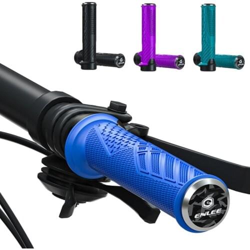 Mountain Bike Grip Riding Anti-slip Grip Cover Universal Lockable Rubber Handle Riding Accessories Bicycle Handlebar Grips