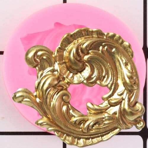 Ocean Wave Relief Silicone Mold Gumpaste Chocolate Clay Candy Moulds DIY Cupcake Topper Fondant Cake Border Decorating Tools