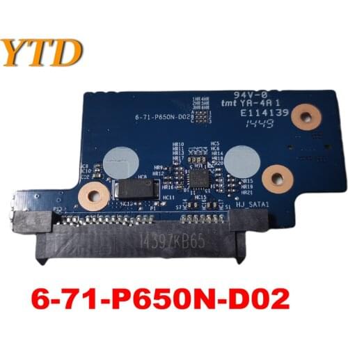 Original for Sager P650SE 15.6 Genuine Hard Connector Board 6-71-P650N-D02 tested good free shipping