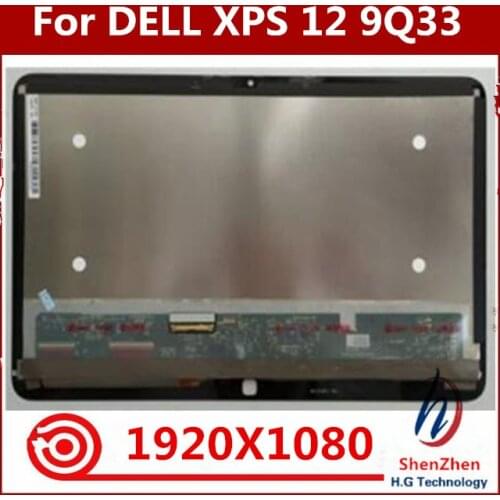Original 12.5 inch IPS LCD Screen LP125WF1 SPA2 For dell xps12 Dell XPS 12 9Q33 DELL 9Q33 LCD Assembly 1920*1080 Touch+Screen