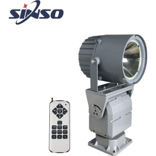 Outdoor security patrol searchlight rotating remote control search light