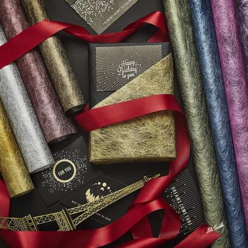 2 Sheets DIY Craft Decor Flowers Packaging Silk Paper Wedding Party Valentines Day Bouquet Gift Box Wrapping Paper Materials