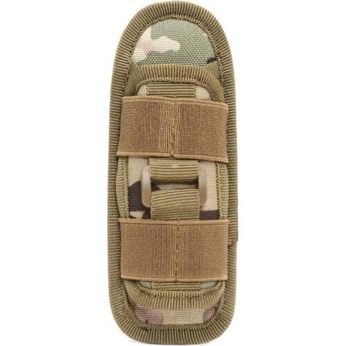 Tactical 360 Degrees Rotatable Flashlight Pouch Holster Torch Case for Belt Cover Holder Hunting Lighting Accessories