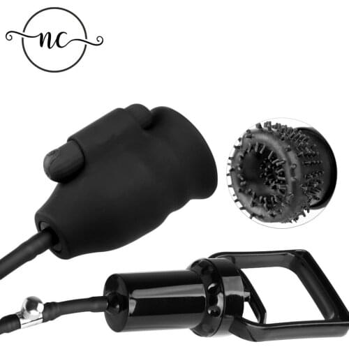 Adult Products For Men Blowjob Glans Vibrator for Men Penis Pump Vibrator Penis Sucking Enlarger Massager Sex Toys For Men