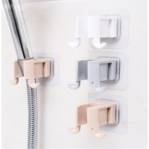 1Pcs Portable Shower Head Shelf Shower Head Rack Self Adhesive Plastic No Punch Shower Sprinkler Holder Bathroom Accessories