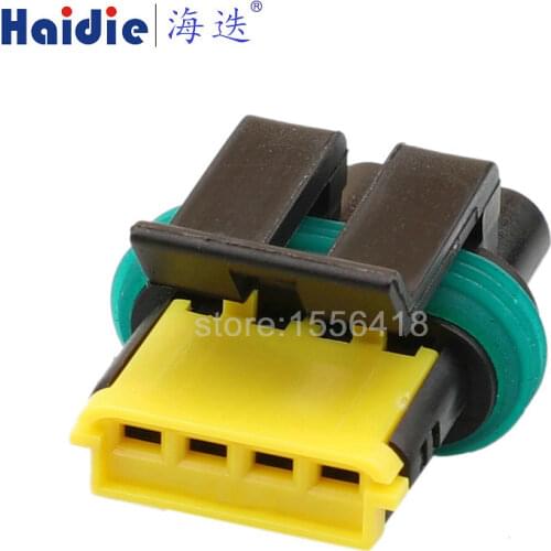 2sets 4pin auto wiring harness plug cable electric plug connector