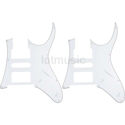 2pcs white Electric Guitar Pickguard For Ibanez RG 750 replacement