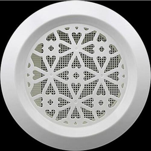 2pcs/lot 100mm 4" Ceiling Mount Air Vent Grille Diffuser Ducted Hole Ventilation - Snap-In