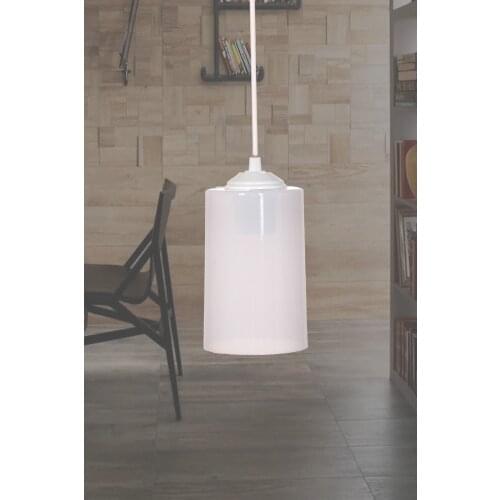 Acrylic White Glass Single Pendant Lamp Chandelier Living Room Kitchen Hallway Doorway