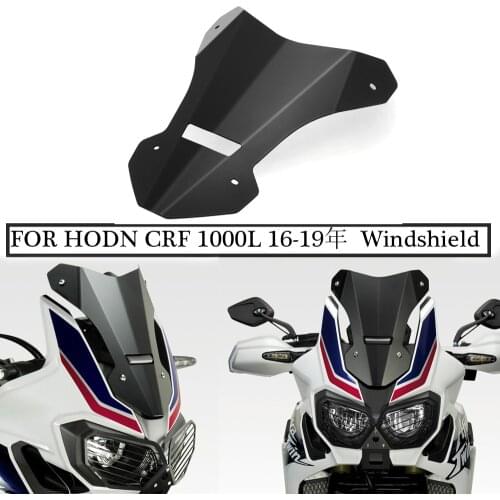 FOR HONDA CRF1000L Africa Twin crf 1000l Windshield2016-2019Motorcycle accessories CNC aluminum metal windshield