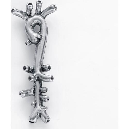 Aorta Lapel Pin Ancient Gold Silver Color Pins Brooches Medical Gift Doctors Nurses Classic Jewelry Pins Metal Men Accessories