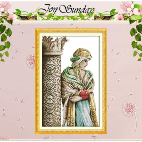 Arab Girl Patterns Counted Cross Stitch 11CT 14CT Cross Stitch Sets Wholesale Chinese Cross-stitch Kits Embroidery Needlework
