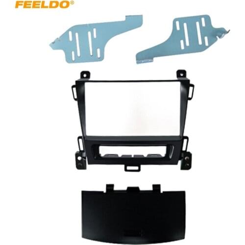 FEELDO Car 2DIN Stereo CD DVD Radio Fascia For OPEL Zafira Sports Tourer 2011 Panel Frame Dash Mount Installation Kit