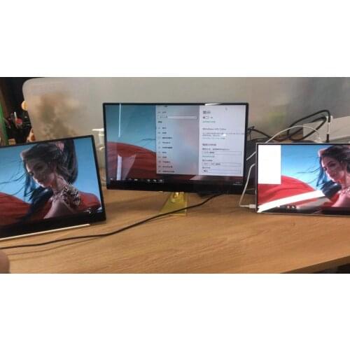 Wireless Portable Monitor Hd 15.6'' Wired Touch Gaming 1080P Ips Usb C Desktop Pc Expansion Screens for Laptop Iphone Xbox Ps4