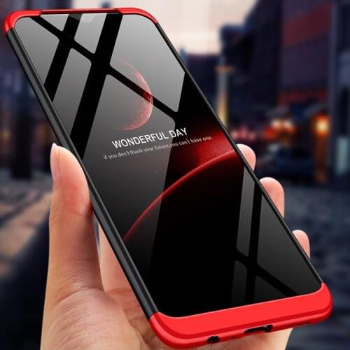 3 IN 1 Case For OPPO A15 Case 360 Full Protection Shockprrof Matte Cover For Oppo A15 6.52" OppoA15 Case Fundas Hard PC Funda