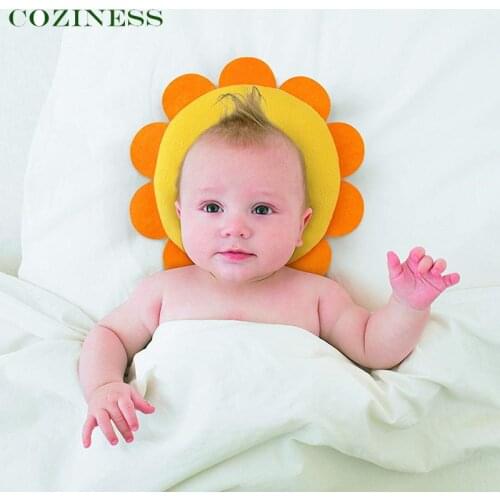 COZINESS Baby Head Shaping Pillows Cute Fruit Shape Prevent Flat Head Pillow For Newborn Washable Soft Pearl Cotton Filling