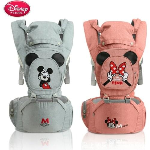 Disney Baby Backpack Carrier Breathable Front Facing Baby Carrier Hipseat Infant Comfortable Sling Backpack Pouch Wrap Carriers